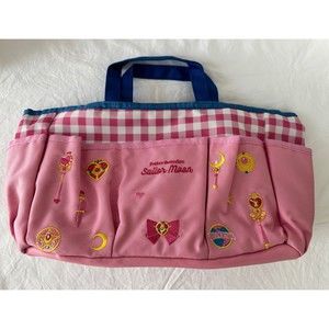 COPY - Sailor Moon Universal Studios Japan pink storage tote bag embroidered